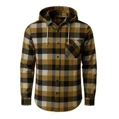 MODA EN CIRCUITO - CAMISA LEÑADORA PARA HOMBRE CON O SIN CAPOTA