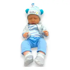 KIDSHOP - Bebé Realista 50cm Silicona + Accesorios M-647