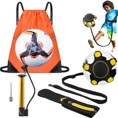 GENERICO - Kit De Entrenamiento Fútbol Con Balón Cinturón Y Tula Naranja