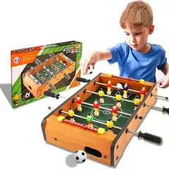GENERICO - Futbolín De Mesa Infantil De Madera Juego Familiar y De Entretenimiento