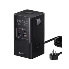 BASEUS - Estación De Carga 100w 7 En 1 Con Tomas Ac Y Puertos Usb / Usb