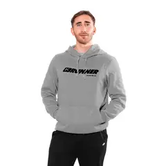 KRUNNER - Saco Hoodie Para Hombre Gris Claro
