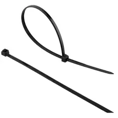 GENERICO - Amarres Plásticos Abrazadera de 30 X 0.48 cm Negros X 100 Unidades