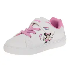 DISNEY - Zapatos Casuales Con Diseño De Minnie Para Niña Pequeña Blanco 210207