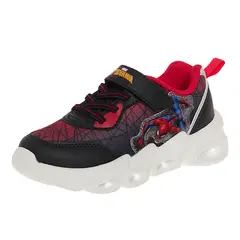DISNEY - Zapatos Deportivos Con Diseño De Spiderman Para Niño Pequeño Negro 210410