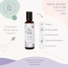 LIFECUP - Jabón Intimo LifeFem Viajero