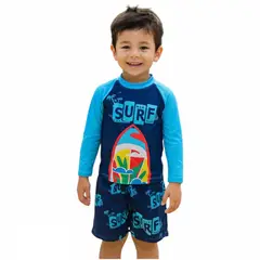 1AMIGO - Traje de baño Infantil Buzo y Pantaloneta - Surf