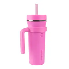 THERMO - Botella Thermoflask Doble Aislamiento De Acero 32 Oz Rosado