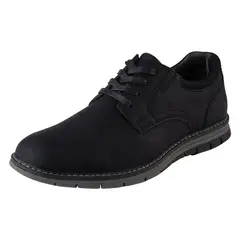 COMFORT PLUS - Zapatos Casuales Fortis Tipo Oxford Para Hombre Negro 199856