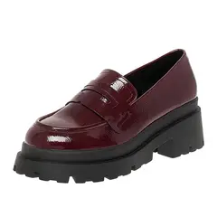 COMFORT PLUS - Zapatos Casuales Tipo Mocasín Rudy Para Mujer Rojo 210358