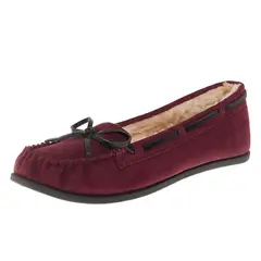 STATE STREET - Zapatos Casuales Tipo Mocasín Para Mujer Rojo 210538