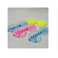 INFANTILES CAJUROMIX - Gafas En Forma de Corazon Fiesta Color Neón