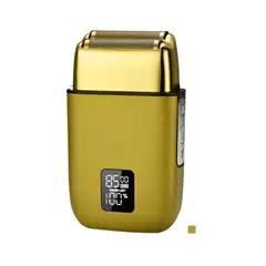 GENERICO - Afeitadora Eléctrica para Hombre con Lámina y Tres Cuchillas Pantalla Digital LED