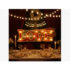 INFANTILES CAJUROMIX - Letrero Led Love Luz Perfecta Para Fiestas Y Regalos