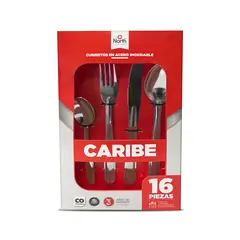 NORTH - Set de cubiertos Caribe de 16 Piezas 1403