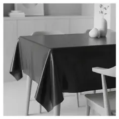 INFANTILES CAJUROMIX - Mantel Espejo Para Fiestas Y Ocasiones Especiales - Negro
