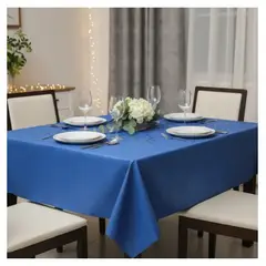 INFANTILES CAJUROMIX - Mantel Espejo Para Fiestas Y Ocasiones Especiales - Azul