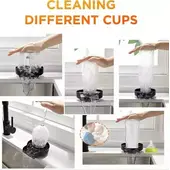 CHINA GLAZE - Lavadora Automática De Vasos Tazas Y Copas Para Cocina Y Hogar