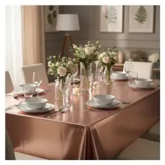 INFANTILES CAJUROMIX - Mantel Espejo Para Fiestas Y Ocasiones Especiales - Palo rosa