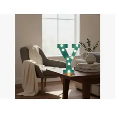 INFANTILES CAJUROMIX - Letrero Luminoso Led Baby Decorativo Para Interiores Azul