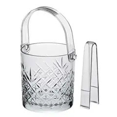 PASABAHCE - HIELERA CON ASA Y PINZA TIMELESS 1 LT