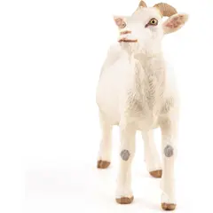 JUGANDO Y EDUCANDO - Figura Coleccionable Cabra Blanca A Mano Papo