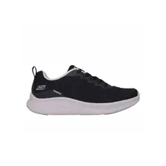 SKECHERS - Tenis Mujer Bobs Moda Flex Veganos Negro Blanco