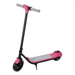 ZEUS - Patineta Eléctrica Para Niños luz LED ROSADA bluetooth max15km