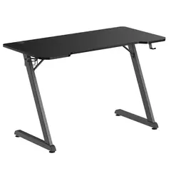 HC - Mesa Gamer Zeta Superficie Amplia Estructura Metálica en “Z” Ideal para Setup Gamer y Oficina