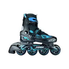 COUGAR - Patines En Linea Semiprofesionales RP Azul L 38 Ajustables a 41