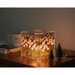 ILUMINATA - LAMPARA DE TULIPANES HERMOSA PARA ARMAR