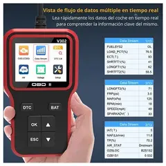 GENERICO - Scanner V302 con Pantalla a Color Diagnóstico Completo