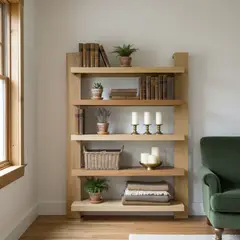 22 GRADOS DECORACION - Estante Agatha 160cm x 30cm Roble macizo