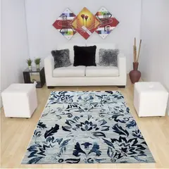 MITAPETE COM - Tapete Alfombra Decorativo Sala 120 X 180cms Azul