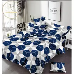 SIRENITAS - Juego de sabanas Geometria Azul