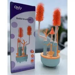 GENERICO - Juego de cepillos de silicona para biberones