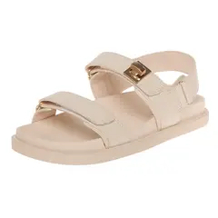 FIONI - Sandalias Planas Stivi Para Niña Beige 210255