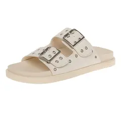 FIONI - Sandalias Planas Katana Para Niña Blanco 210281