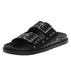 FIONI - Sandalias Planas Katana Para Niña Negro 210282
