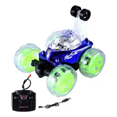 GENERICO - Auto A Control Remoto 360 Grados Luces Sonido - Azul