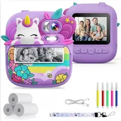COLME TECHNOLOGY HOME - Cámara Instantánea Térmica Digital Fotos Videos 1080p Niños