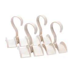 GENERICO - Gancho Organizador De Bolsos Closet Pack X4 Beige