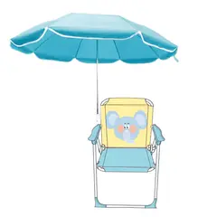 ISASHI - Silla Infantil Plegable Portátil Liviana Segura y con Diseño Elefante