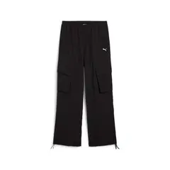 PUMA - Pantalon Casual Original Cargo Pants Negro Para Mujer
