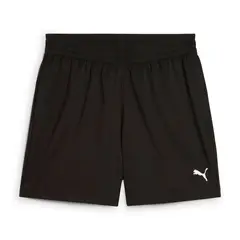 PUMA - Pantaloneta Deportiva Original Ess 5 Negro Hombre