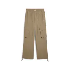 PUMA - Pantalon Casual Original Wardrobe Ess Cargo Café Mujer