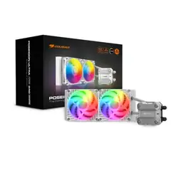 COUGAR - Refrigeración Líquida POSEIDON ULTRA ARGB 240 Blanca – Eficiencia Térmica