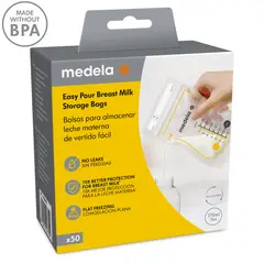 MEDELA - Bolsas de almacenamiento para leche materna caja X 50 Easy Pour