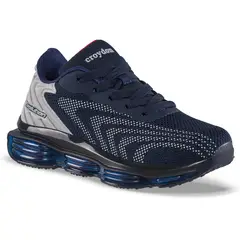 CROYDON - Tenis Running Ladano Azul-Gris para Niño