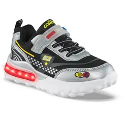 LOS GOMOSOS - Tenis con Luces Chitter Plata para Niño